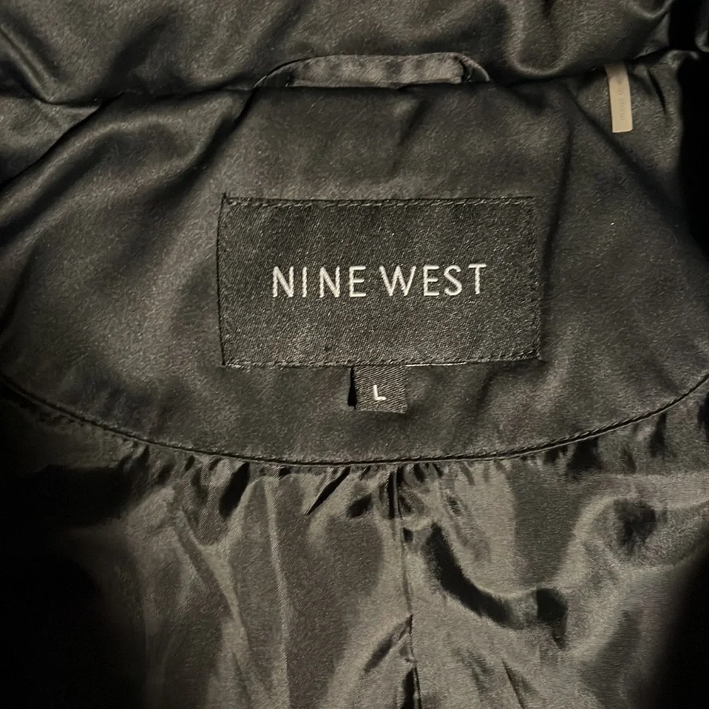 Nine West Winter Jacket Black - Size L - Picture 4 of 5